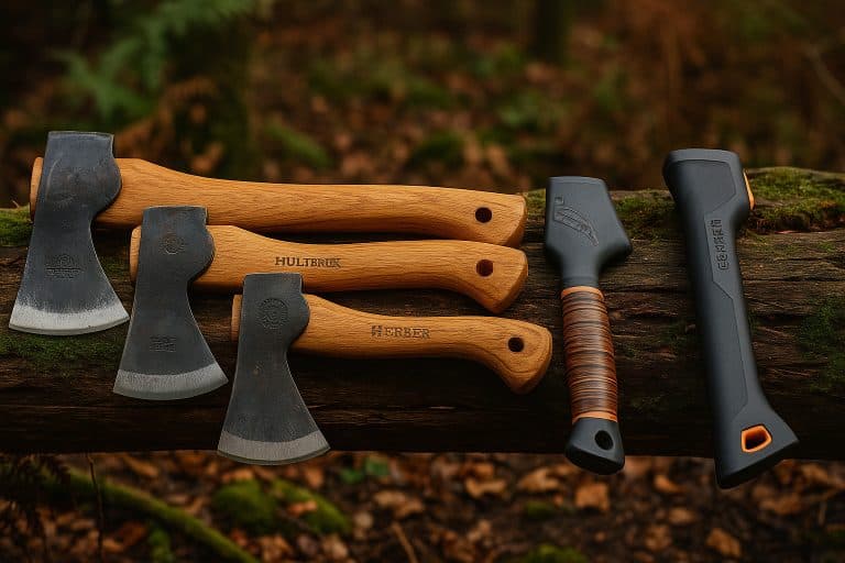 A grouping of the best bushcraft axes available.